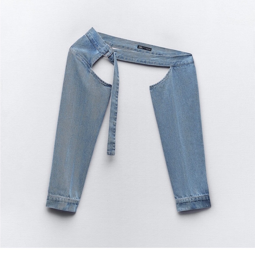 ***ISO*** Zara Asymmetric Denim Sleeves